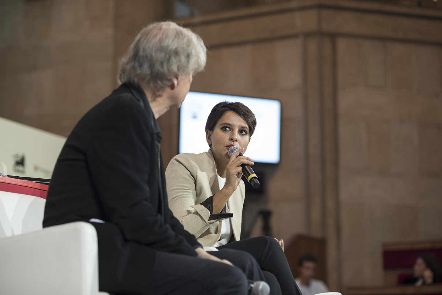 Plantu et Najat Vallaud-Belkacem, Ministre de l’Education Nationale