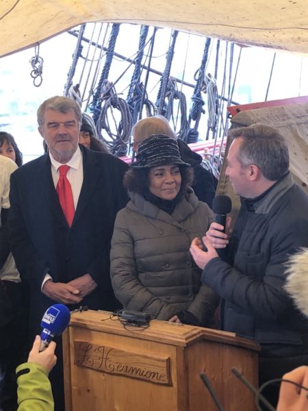 Inauguration du circuit avec Michaelle Jean