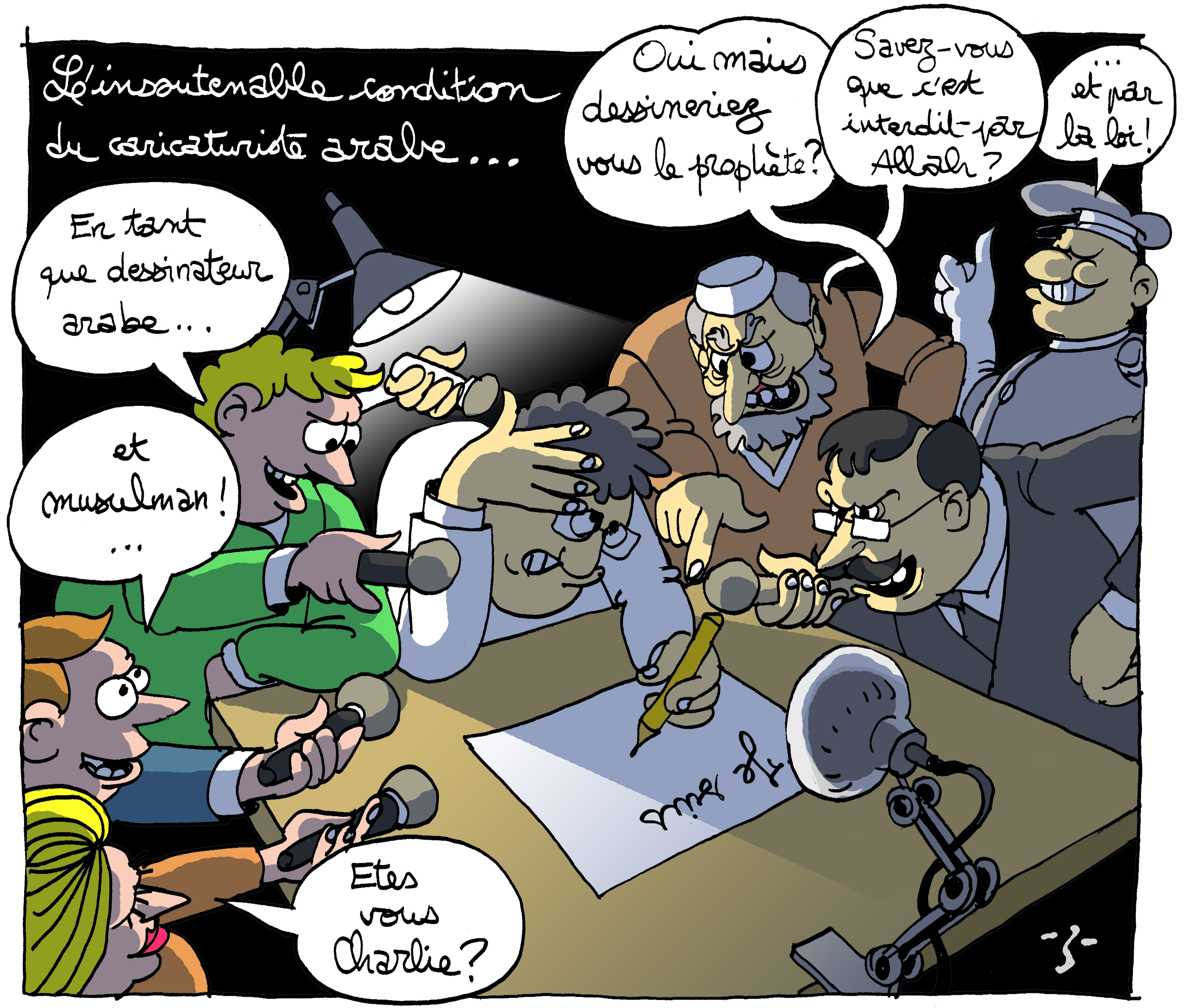 Z-TUNISIE-CARTOONING FOR PEACE