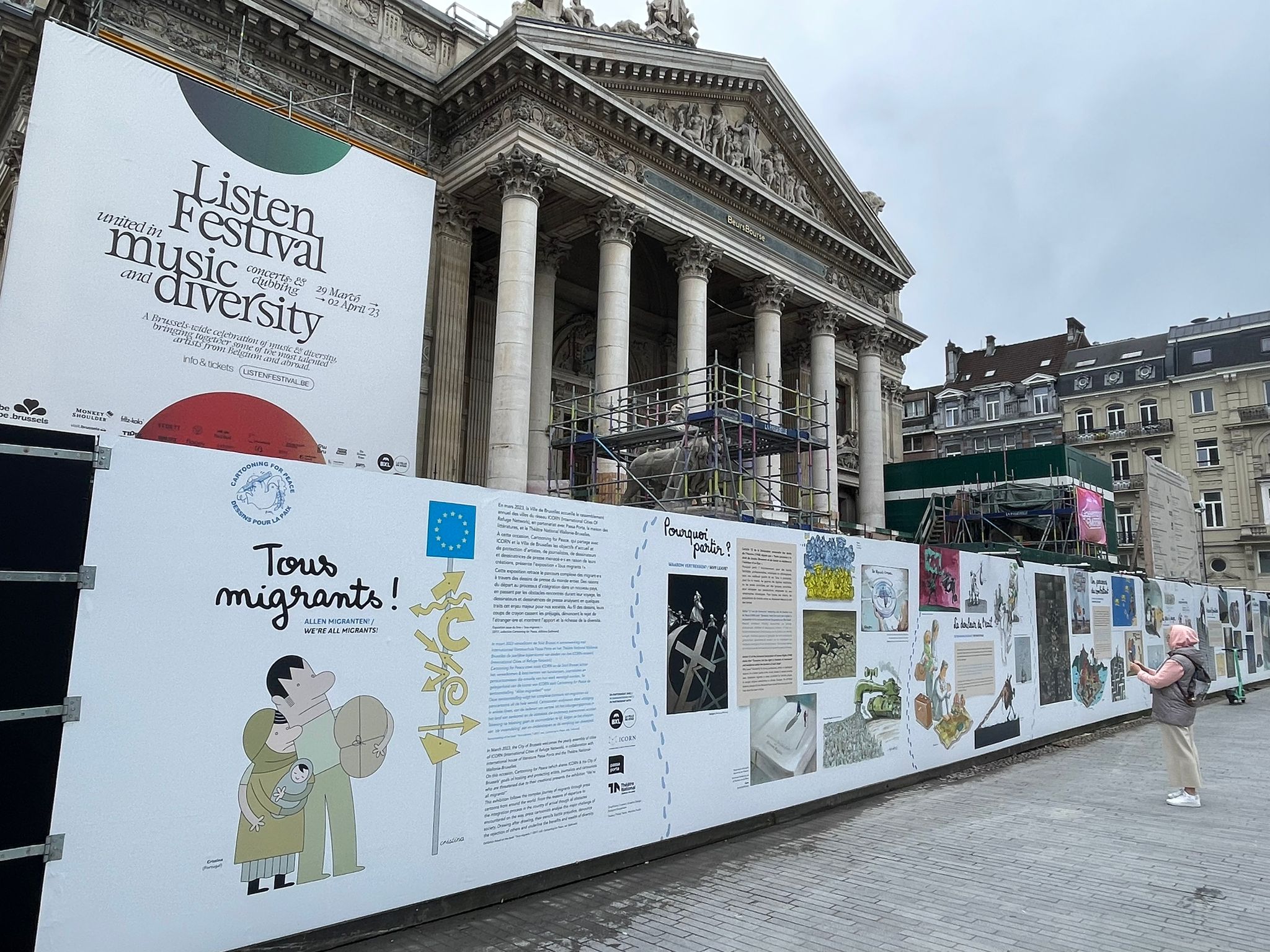 « Tous migrants ! » exposée au Palais de la Bourse